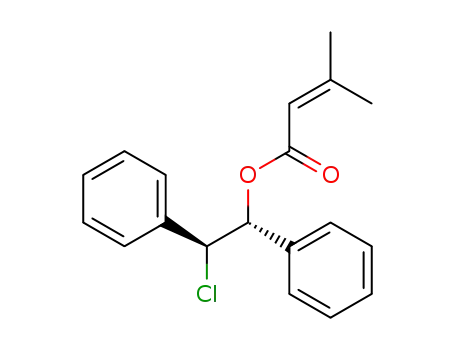 3-Methyl-2-butenoic acid (1R,2S)-2-chloro-1,2-diphenylethyl ester