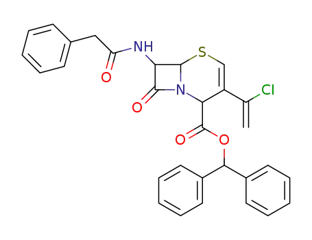 7-Phenylacetamido-3-(1-chlorethenyl)-2-cephem-4-carbonsaeure-benzhydrylester