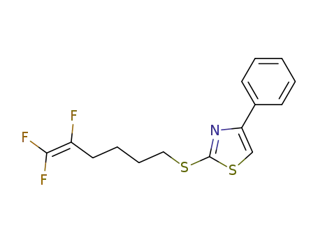 Thiazole, 4-phenyl-2-[(5,6,6-trifluoro-5-hexenyl)thio]-