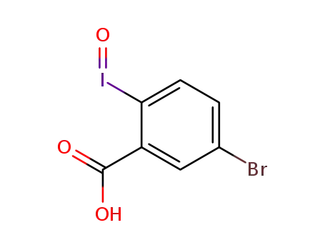 Molecular Structure of 90500-15-5 (Benzoic acid, 5-bromo-2-iodosyl-)