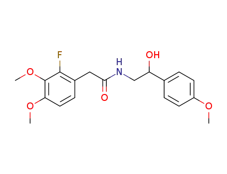 N-<2-(4-methoxyphenyl)-2-hydroxyethyl>-2-(3,4-dimethoxy-2-fluorophenyl)acetamide