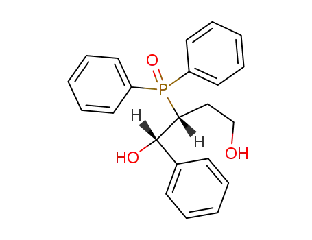 Molecular Structure of 101680-97-1 (erythro-2-Diphenylphosphinoyl-1-phenylbutane-1,4-diol)