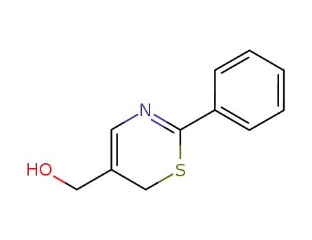 Molecular Structure of 82461-91-4 (6H-1,3-Thiazine-5-methanol, 2-phenyl-)