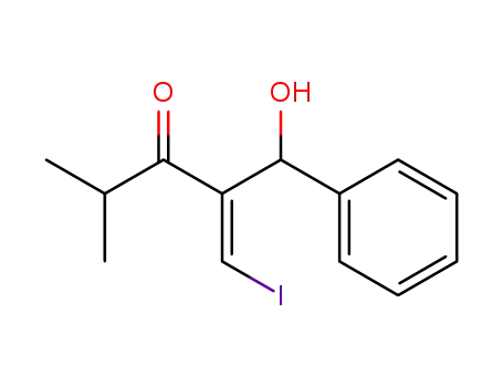 1-Penten-3-one, 2-(hydroxyphenylmethyl)-1-iodo-4-methyl-, (1Z)-