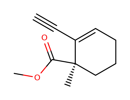 2-Cyclohexene-1-carboxylic acid, 2-ethynyl-1-methyl-, methyl ester, (R)-