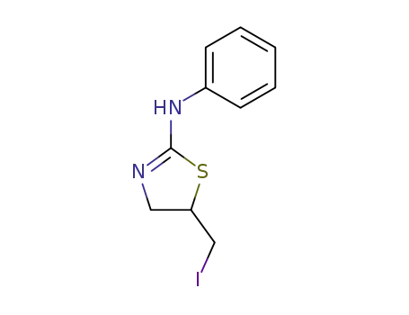 2-Thiazolamine, 4,5-dihydro-5-(iodomethyl)-N-phenyl-