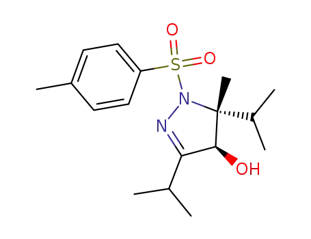 3,t-5-diisopropyl-r-4-hydroxy-5-methyl-1-p-tosyl-2-pyrazoline