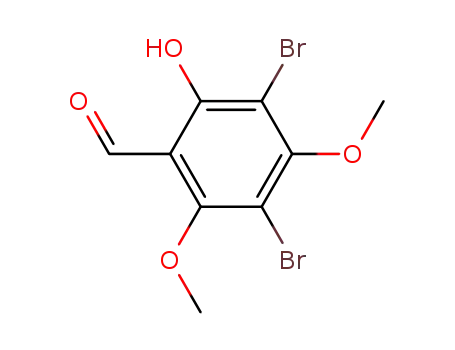 3,5-dibromo-2-hydroxy-4,6-dimethoxybenzaldehyde