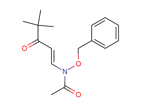 1-Penten-3-one, 1-[acetyl(phenylmethoxy)amino]-4,4-dimethyl-, (Z)-