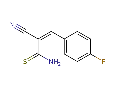 (2Z)-2-cyano-3-(4-fluorophenyl)prop-2-enethioamide