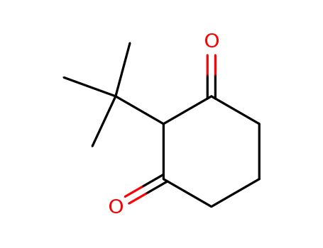 Molecular Structure of 37435-26-0 (1,3-Cyclohexanedione, 2-(1,1-dimethylethyl)-)