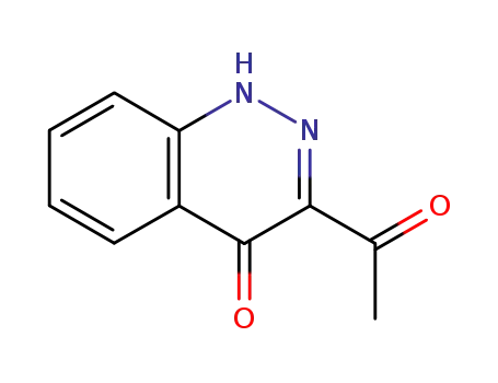Molecular Structure of 143033-94-7 (4(1H)-Cinnolinone, 3-acetyl-)