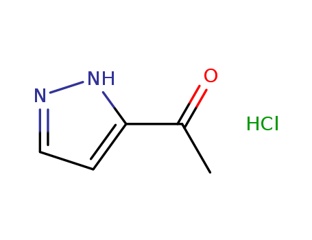 1-(1H-Pyrazol-5-yl)ethan-1-one hydrochloride, 95%