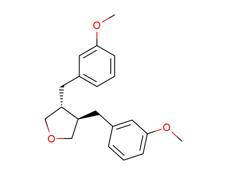 Furan, tetrahydro-3,4-bis[(3-methoxyphenyl)methyl]-, trans-