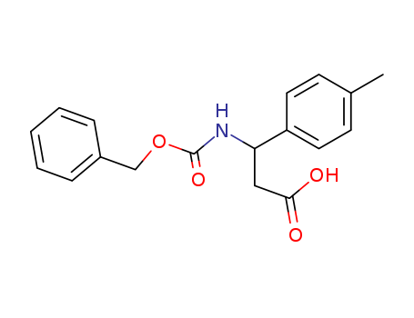 3-benzyloxycarbonylamino-3-p-tolyl-propionic acid