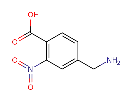 Molecular Structure of 100466-28-2 (4-CARBOXY-3-NITROBENZYLAMINE)