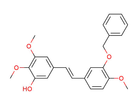 3-hydroxy-3'-(benzyloxy)-4,4',5-trimethoxy-(E)-stilbene