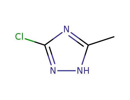 Molecular Structure of 15285-15-1 (3-CHLORO-5-METHYL-1,2,4-TRIAZOLE)