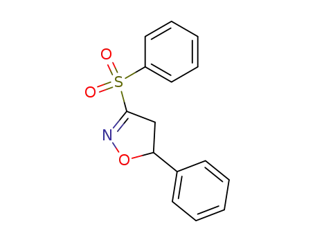5-phenyl-3-(phenylsulfonyl)-4,5-dihydro-1,2-oxazole
