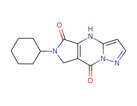 6-Cyclohexyl-6,7-dihydro-4H-pyrazolo[1,5-a]pyrrolo[3,4-d]pyrimidine-5,8-dione