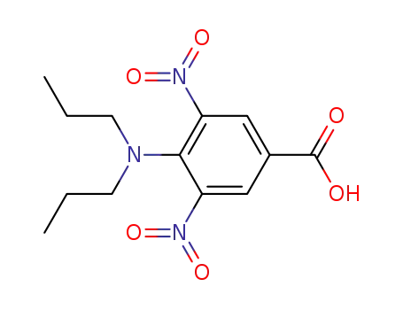 Molecular Structure of 2347-38-8 (4-(dipropylamino)-3,5-dinitrobenzoic acid)
