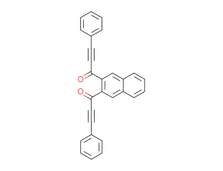 Molecular Structure of 31272-88-5 (2-Propyn-1-one, 1,1'-(2,3-naphthalenediyl)bis[3-phenyl-)