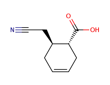 trans-6-cyanomethyl-3-cyclohexenecarboxylic acid