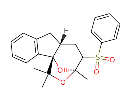 7-(Benzenesulfonyl)-9,11-dioxa-8,10,10-trimethylbenzotricyclo<6.2.1.0<sup>1,5</sup>>undec-2-ene
