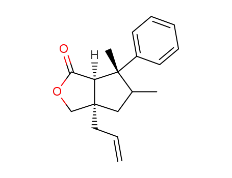 7,8-dimethyl-8-phenyl-5-(2-propenyl)-3-oxabicyclo<3.3.0>octan-2-one
