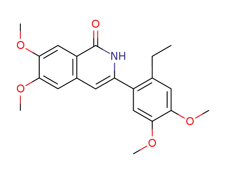 6,7-Dimethoxy-3-(4,5-dimethoxy-2-ethylphenyl)-1(2H)-isoquinolinone
