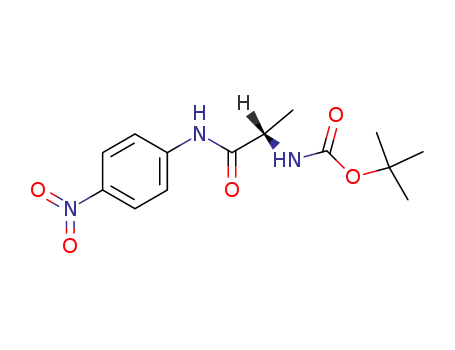Carbamic acid, [(1S)-1-methyl-2-[(4-nitrophenyl)amino]-2-oxoethyl]-,
1,1-dimethylethyl ester