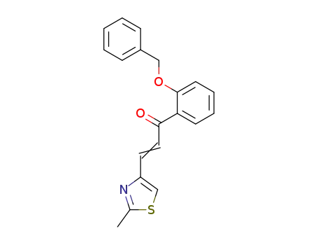 1-(2-Benzyloxyphenyl)-3-(2-methyl-4-thiazolyl)-1-propenone