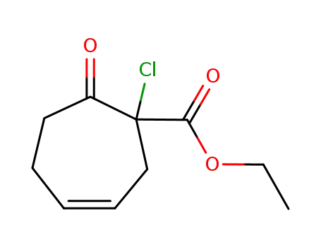 3-Cycloheptene-1-carboxylic acid, 1-chloro-7-oxo-, ethyl ester