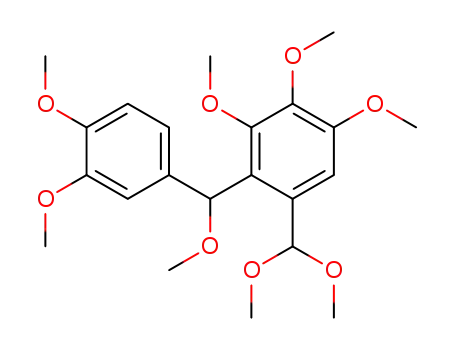 2-(α-methoxy-3,4-dimethoxybenzyl)-3,4,5-trimethoxybenzaldehyde dimethylacetal