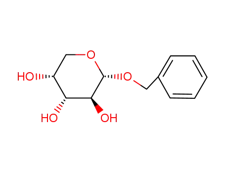 Molecular Structure of 61134-26-7 (Benzyl -D-arabinopyranoside)