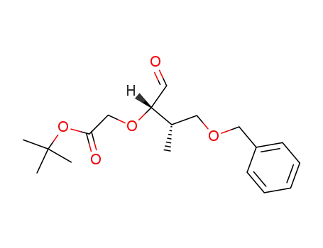 (1S,2S)-<3-(benzyloxy)-1-formyl-2-methylpropoxy>acetic acid 1,1-dimethylethyl ester