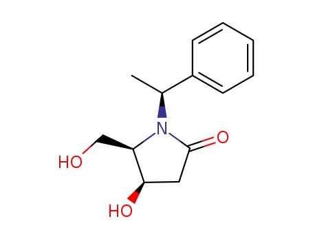 (4R,5R)-N-<(S)-1-phenylethyl>-4-hydroxy-5-(hydroxymethyl)pyrrolidin-2-one