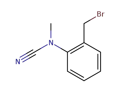 N-(2-bromomethylphenyl)-N-methyl-cyanamide