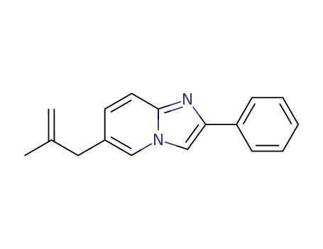 Imidazo[1,2-a]pyridine, 6-(2-methyl-2-propenyl)-2-phenyl-