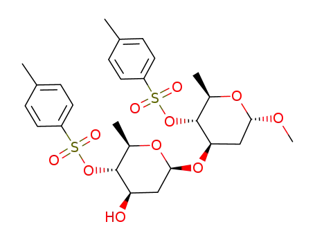 Methyl 2,6-Dideoxy-3-O-(2,6-dideoxy-4-O-(p-tolylsulfonyl)-β-D-arabino-hexopyranosyl)-4-O-(p-tolylsulfonyl)-α-D-arabino-hexopyranoside