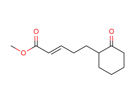 2-Pentenoic acid, 5-(2-oxocyclohexyl)-, methyl ester, (E)-