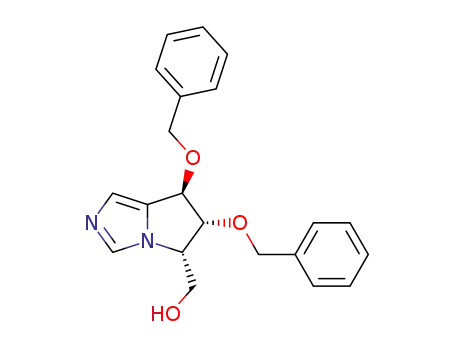 (5S,6R,7R)-6,7-bis(benzyloxy)-6,7-dihydro-5H-pyrrolo<1,2-c>imidazol-5-methanol