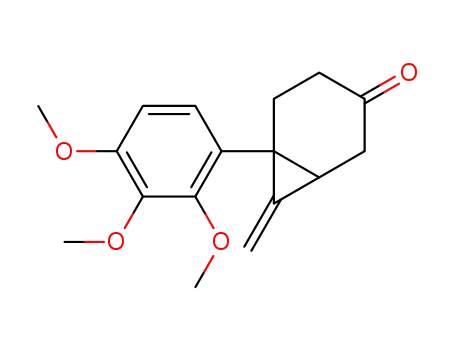 Bicyclo[4.1.0]heptan-3-one, 7-methylene-6-(2,3,4-trimethoxyphenyl)-