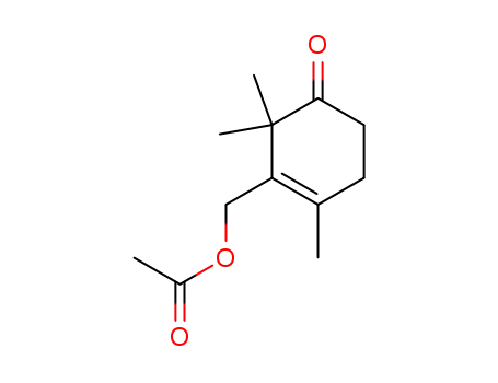 3-Cyclohexen-1-one, 3-[(acetyloxy)methyl]-2,2,4-trimethyl-