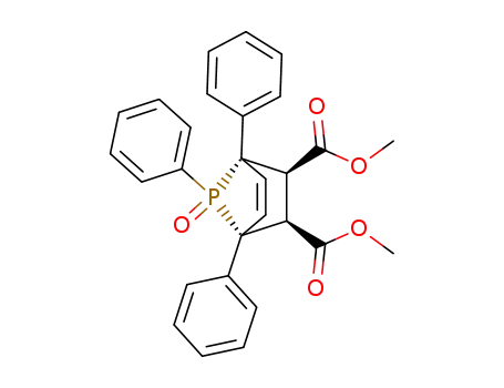 dimethyl 1,4,syn-7-triphenyl-7-phosphabicyclo<2.2.1>hept-5-ene-2,3-dicarboxylate 7-oxide