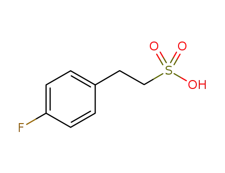 Molecular Structure of 771468-53-2 (2-(4-fluorophenyl)ethanesulfonic acid)