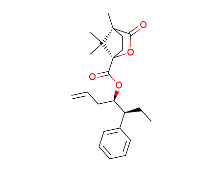 (4R,5S)-5-phenylhept-1-en-4-yl (1S)-3-oxo-4,7,7-trimethyl-2-oxabicyclo<2.2.1>heptane-1-carboxylate
