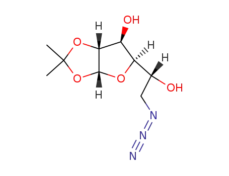 Molecular Structure of 65371-16-6 (6-AZIDO-6-DEOXY-1,2-O-ISOPROPYLIDENE-ALPHA-D-GLUCOFURANOSE)
