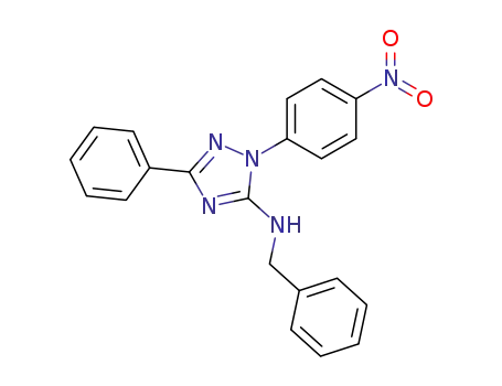 5-benzylamino-1-(p-nitrophenyl)-3-phenyl-1,2,4-triazole