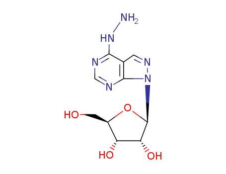 4H-Pyrazolo[3,4-d]pyrimidin-4-one,1-b-D-ribofuranosyl-, hydrazone(9CI) cas  64372-76-5